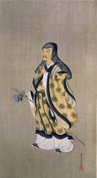 Tao Qian (Tao Yuanming) (365-427), illustration from the magazine 